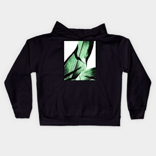 Tropical leaves Kids Hoodie